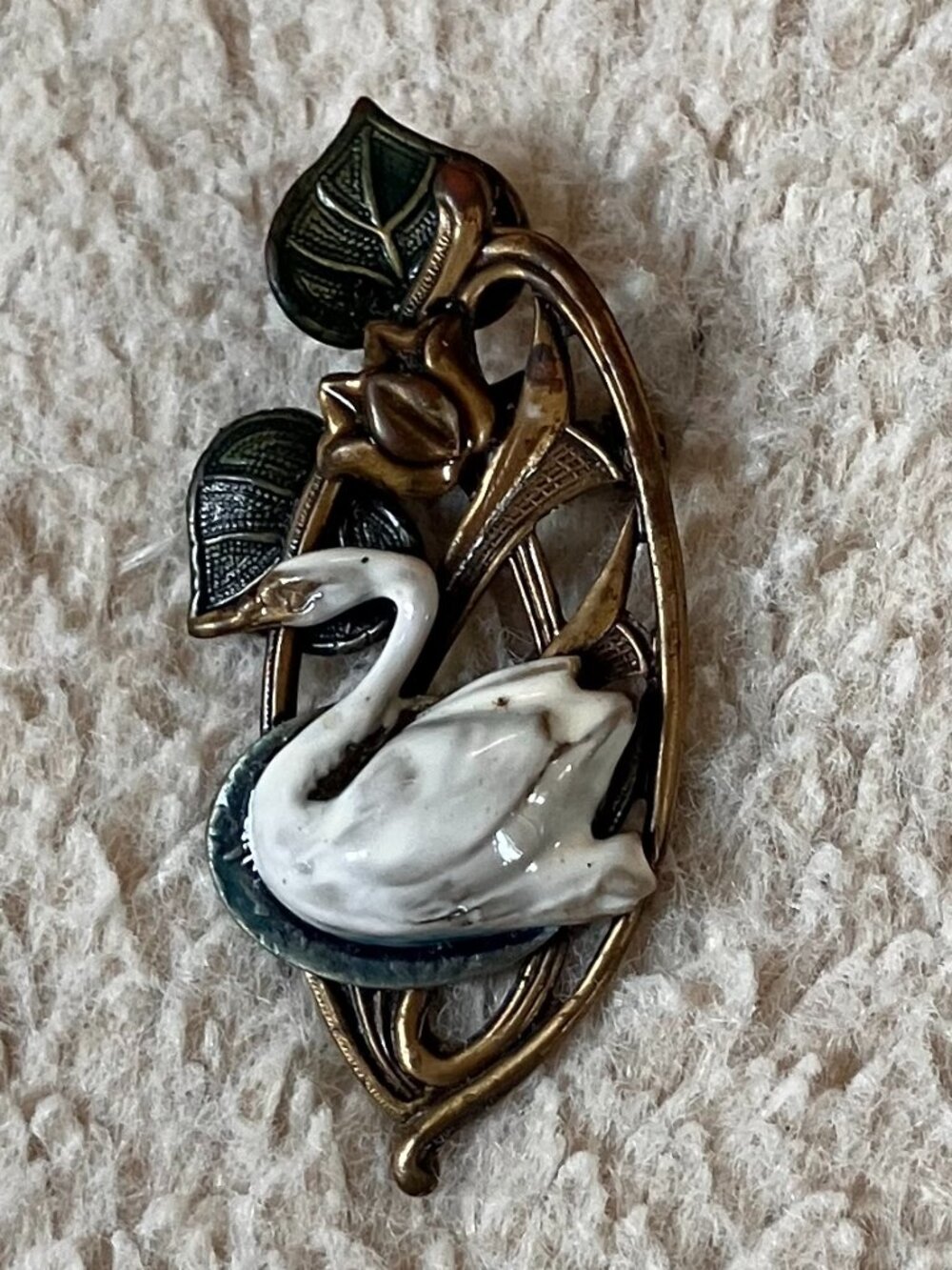 Swan Brooch